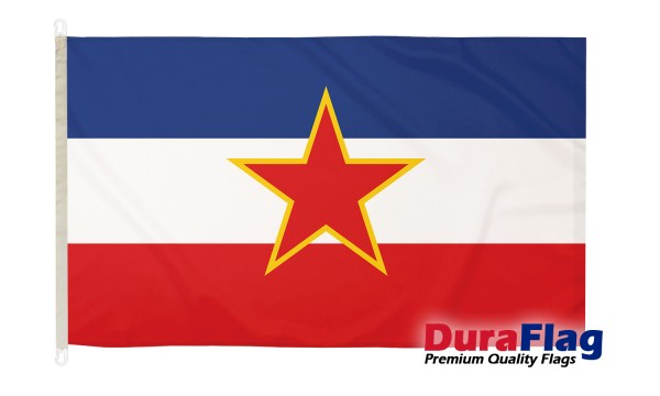 DuraFlag® Yugoslavia With Star Premium Quality Flag